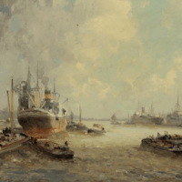 Le grand port 55x90 cm