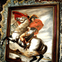 Napoléon sortant de son cadre 110x100 cm
