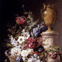 Panier de fleurs 65x50 cm