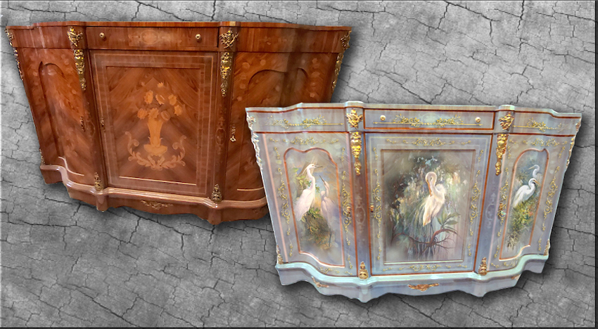 buffet 3 portes de style regence 2