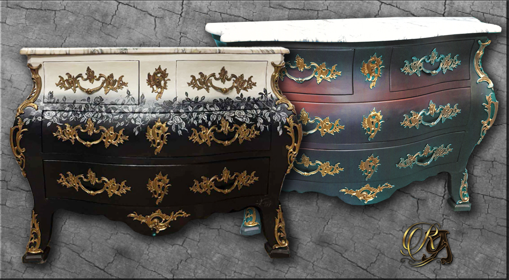 buffet 3 portes de style regence